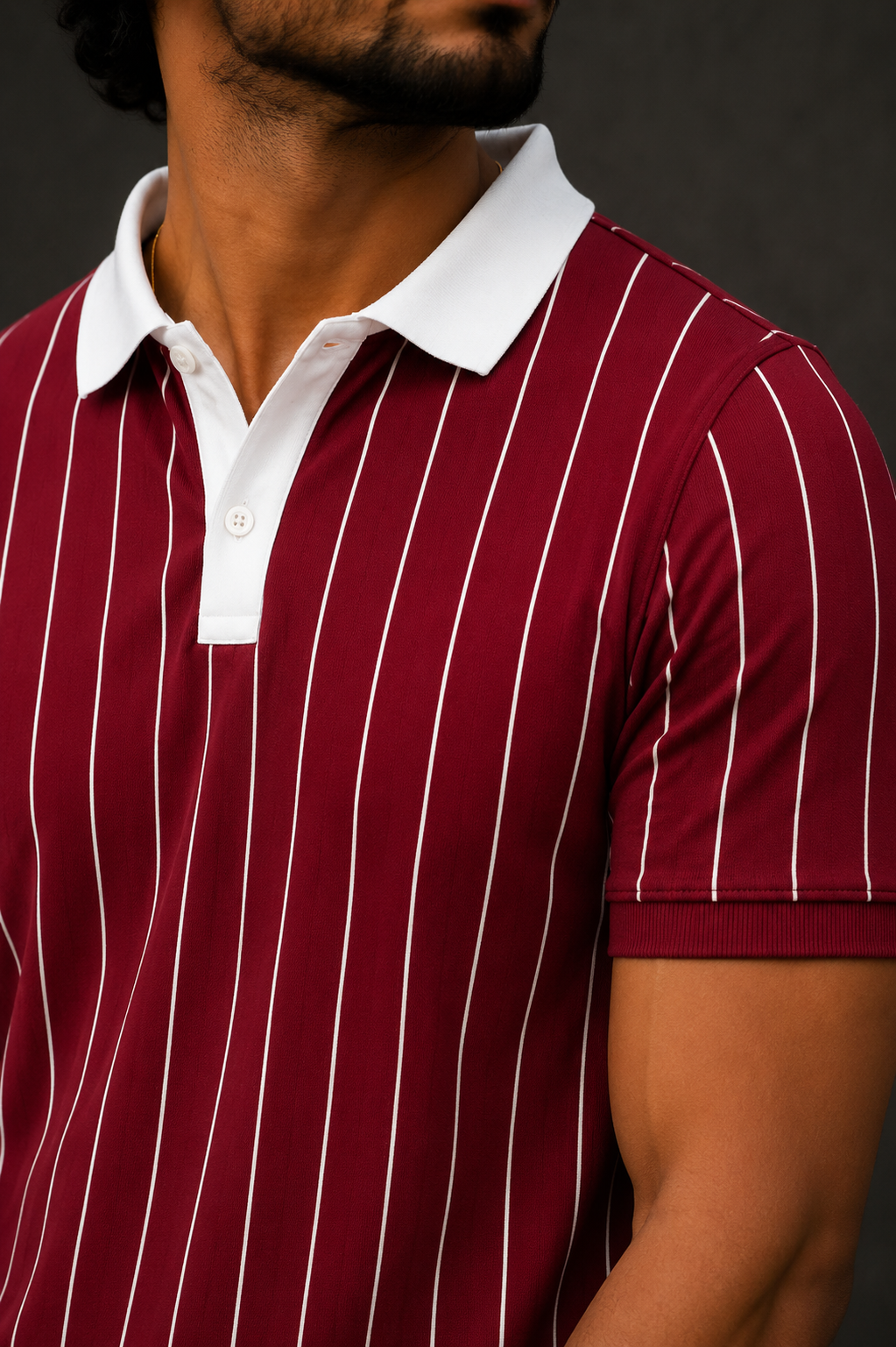 7Colors Deep Crimson Polo Tshirt - Smart Essentials™