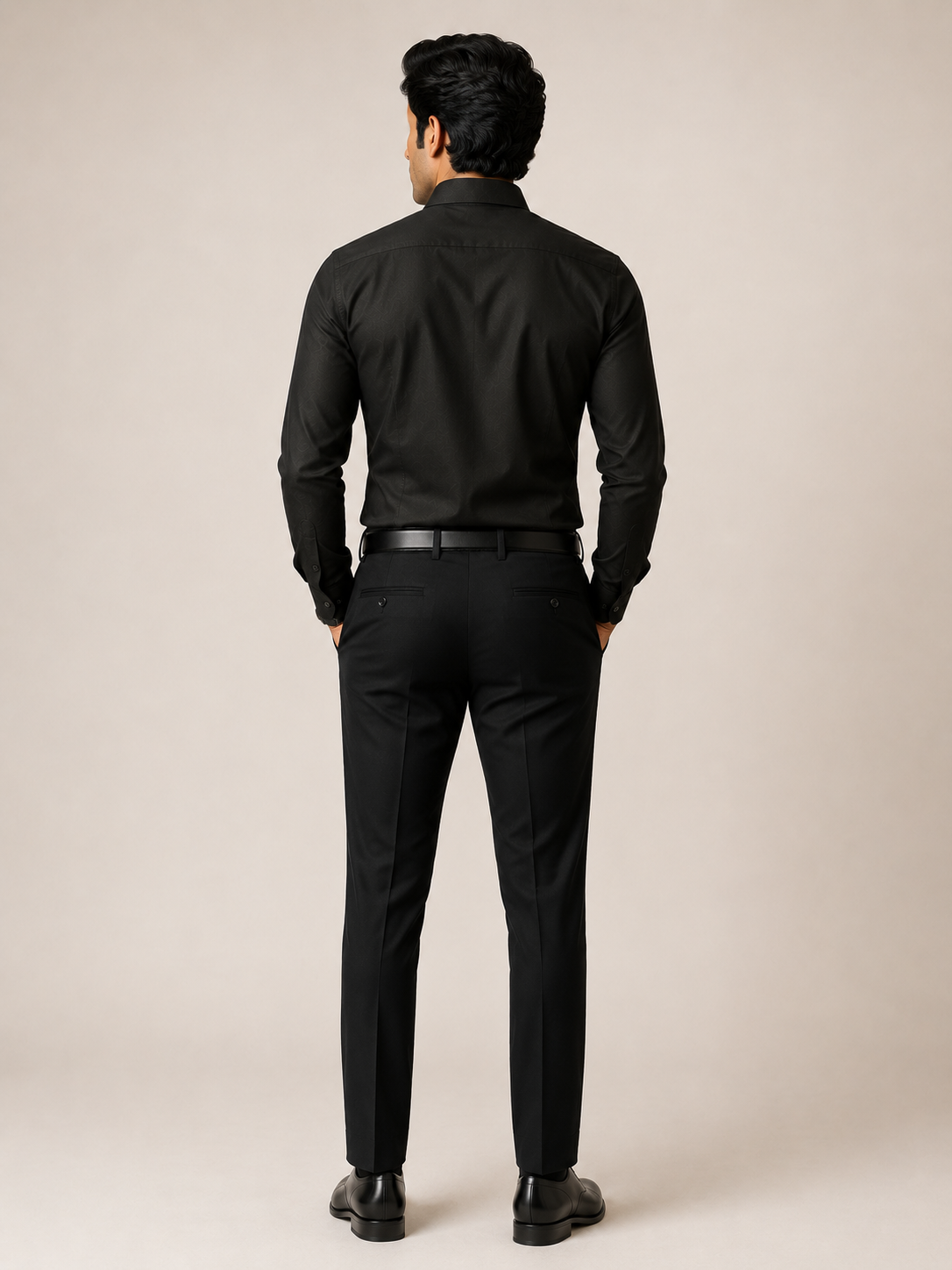 SAGIMO Shadow Olive Slim Fit Shirt – Smart Elegance™